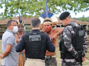 Forças de Segurança visitam aldeia indígena alvo de ataques no Extremo Sul da Bahia, próximo ao Prado | Midia Regional Ba
